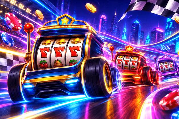 Ilustrasi mesin slot online